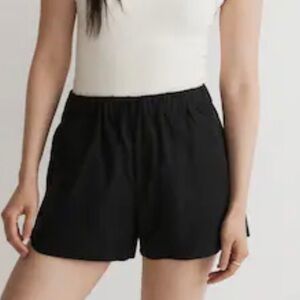 MADEWELL NWT Pull On Shorts Almost Black Sz Medium